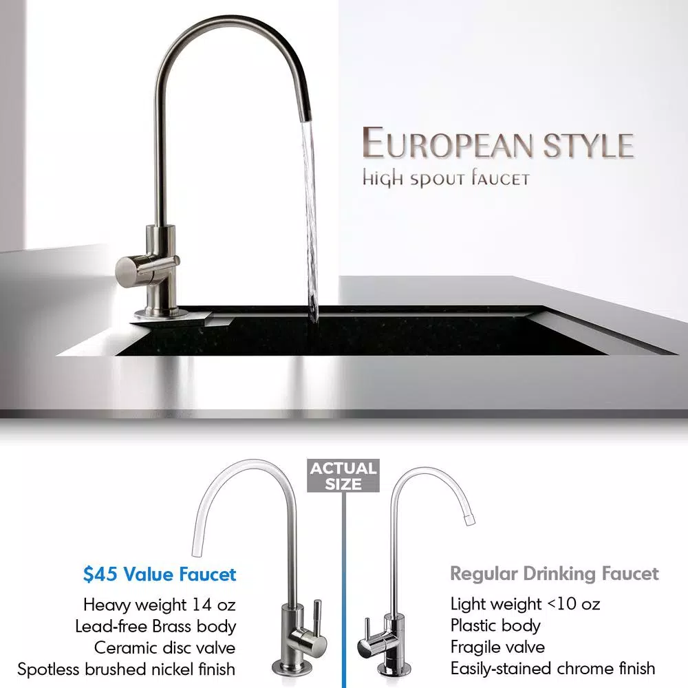 Water Filtration Systems ISPRING Maximum Performance Under Sink Reverse Osmosis Drinking Water Filtration System With Booster Pump 8 Water Filtration Systems ISPRING Maximum Performance Under Sink Reverse Osmosis Drinking Water Filtration System With Booster Pump - Image 6