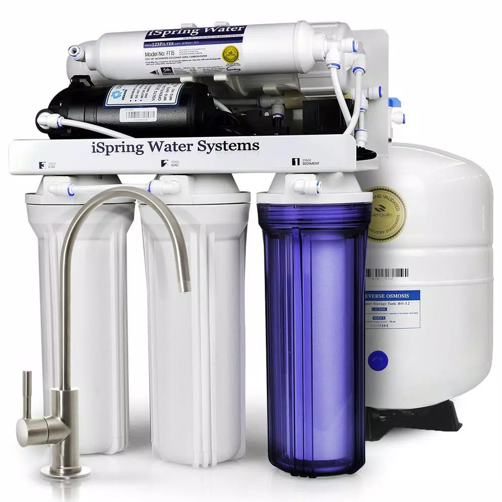 Water Filtration Systems ISPRING Maximum Performance Under Sink Reverse Osmosis Drinking Water Filtration System With Booster Pump 3 Water Filtration Systems ISPRING Maximum Performance Under Sink Reverse Osmosis Drinking Water Filtration System With Booster Pump