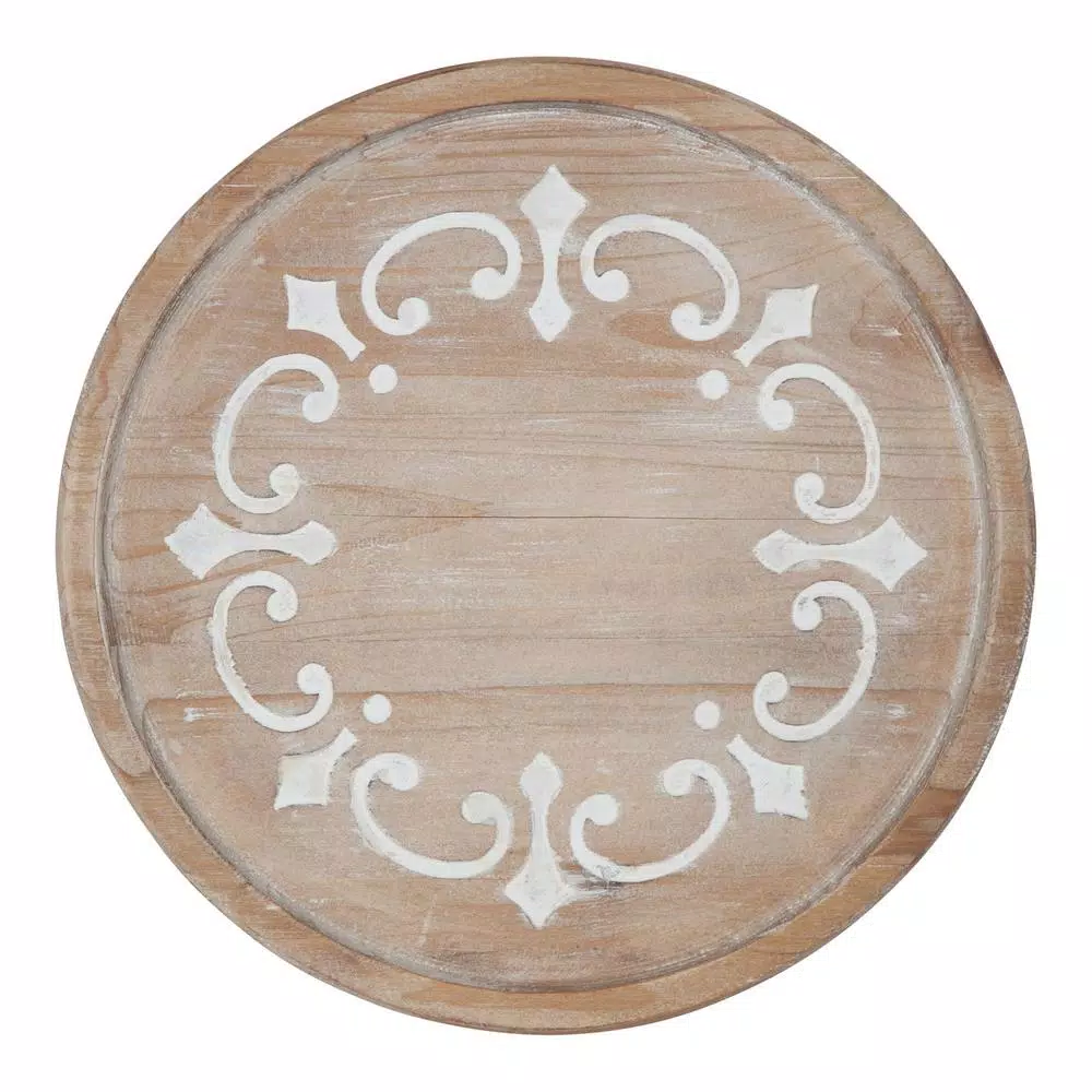 Decorative Trays Kate And Laurel Sherald 11 In. X 8 In. X 11 In. White Decorative Wall Shelf 6 Decorative Trays Kate And Laurel Sherald 11 In. X 8 In. X 11 In. White Decorative Wall Shelf - Image 4