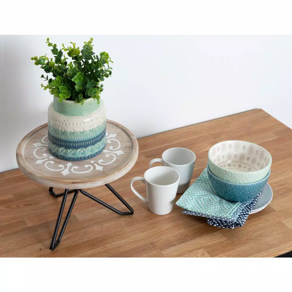 Decorative Trays Kate And Laurel Sherald 11 In. X 8 In. X 11 In. White Decorative Wall Shelf 7 Decorative Trays Kate And Laurel Sherald 11 In. X 8 In. X 11 In. White Decorative Wall Shelf - Image 5