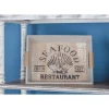 LITTON LANE Coastal Living Wooden “SEAFOOD” White Decorative Trays (Set Of 2) -Brita shop white litton lane decorative trays 98875 64 1000