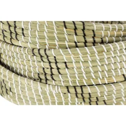 Decorative Trays LITTON LANE White Seagrass And Polyethylene Decorative Wicker Trays With Black Accents (Set Of 3) 11 Decorative Trays LITTON LANE White Seagrass And Polyethylene Decorative Wicker Trays With Black Accents (Set Of 3) -Brita shop white litton lane decorative trays 99897 1f 1000