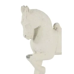 Sculptures LITTON LANE Large Distressed White Horse Sculpture Shelf Decor -Brita shop white litton lane sculptures 91156 4f 1000