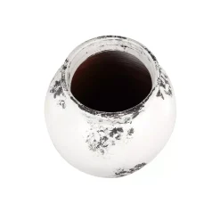 Vases LITTON LANE Black And White Stoneware Floor Decorative Vase With Textured Brushstroke Detail 13 Vases LITTON LANE Black And White Stoneware Floor Decorative Vase With Textured Brushstroke Detail -Brita shop white litton lane vases 62822 1f 1000