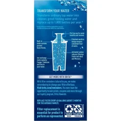 Water Filter Pitchers Brita Replacement Water Filter Cartridge For Water Pitcher And Dispensers, BPA Free -Brita shop whites brita water filter pitchers 6025835512 66 1000